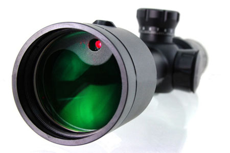 Vism 3-9x42 Full-Size Scope with Integrated Red Laser and Mil-Do